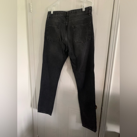 Topman Mens Dark Wash Straight Jeans W34/L34 - Picture 3 of 5